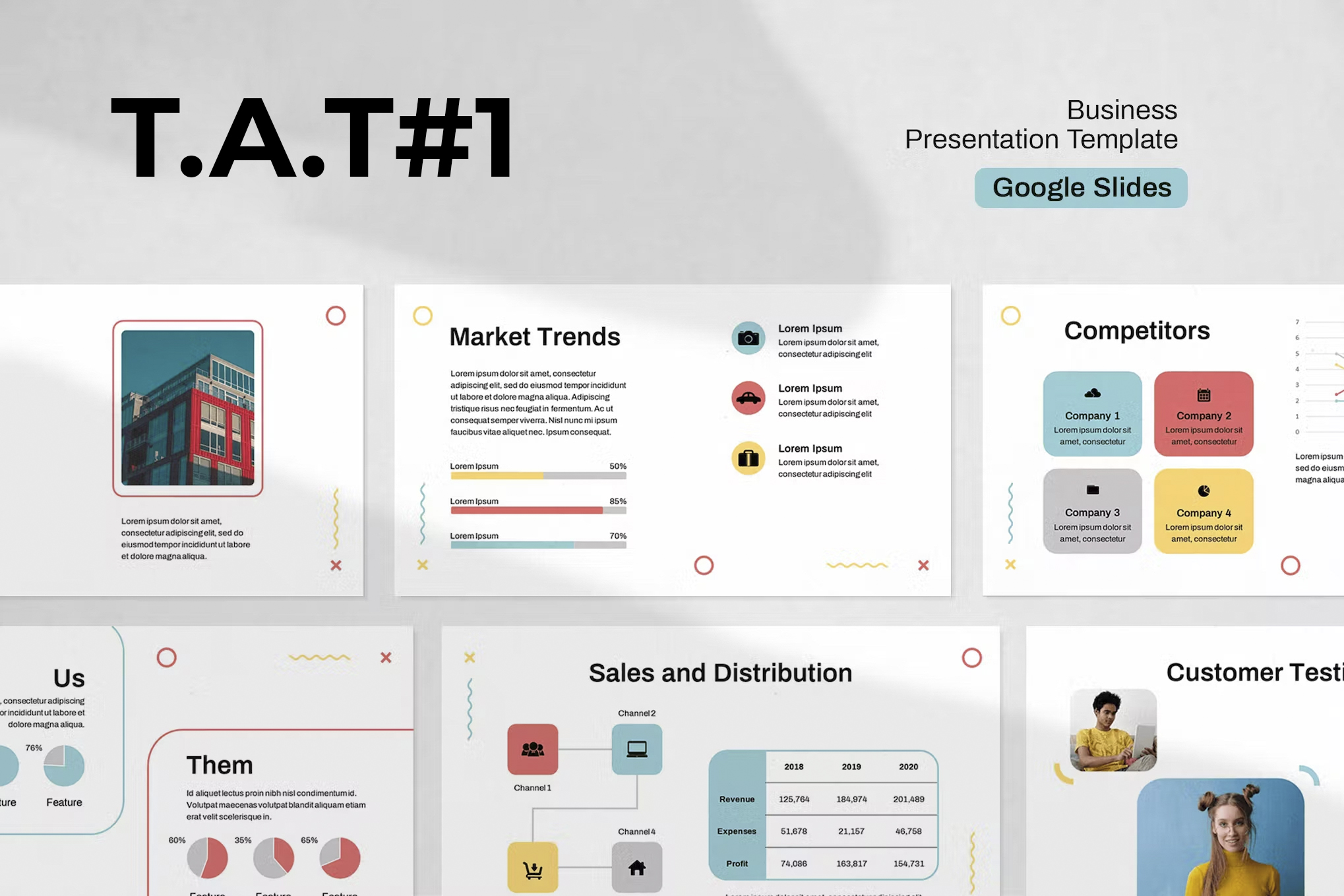 Mẫu Google Slides, Powerpoint Marketing