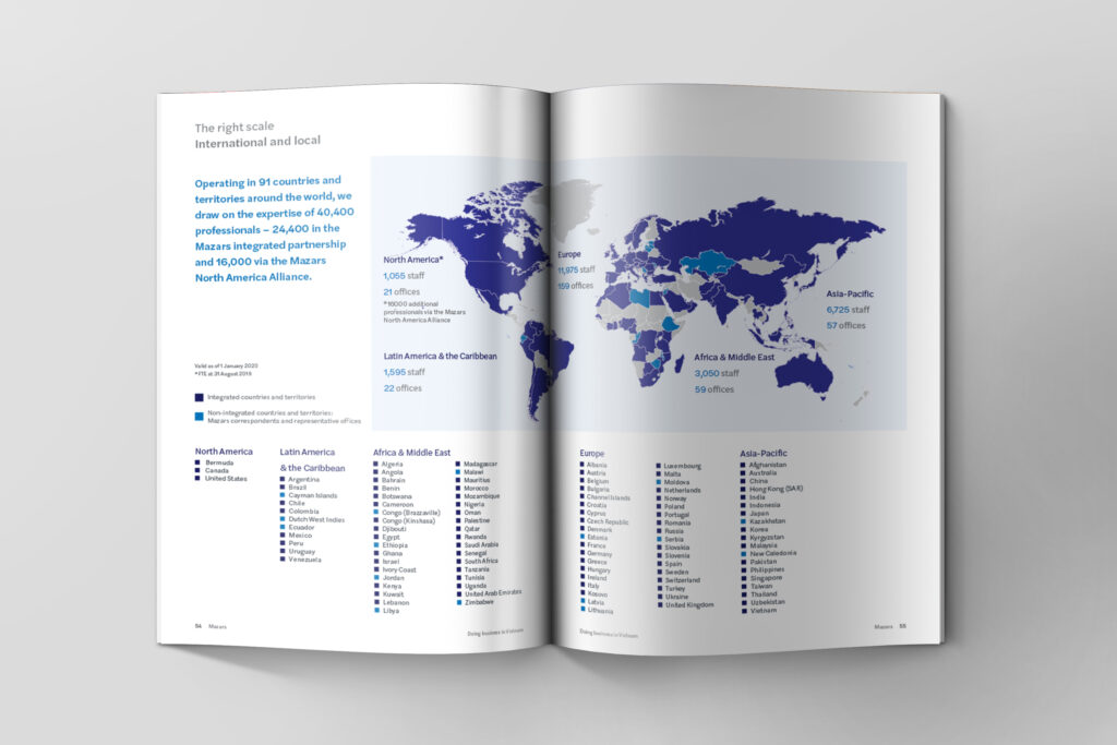 Thiết kế Brochure MAZARS